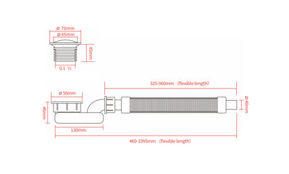 Flexi Hose - White (Large)