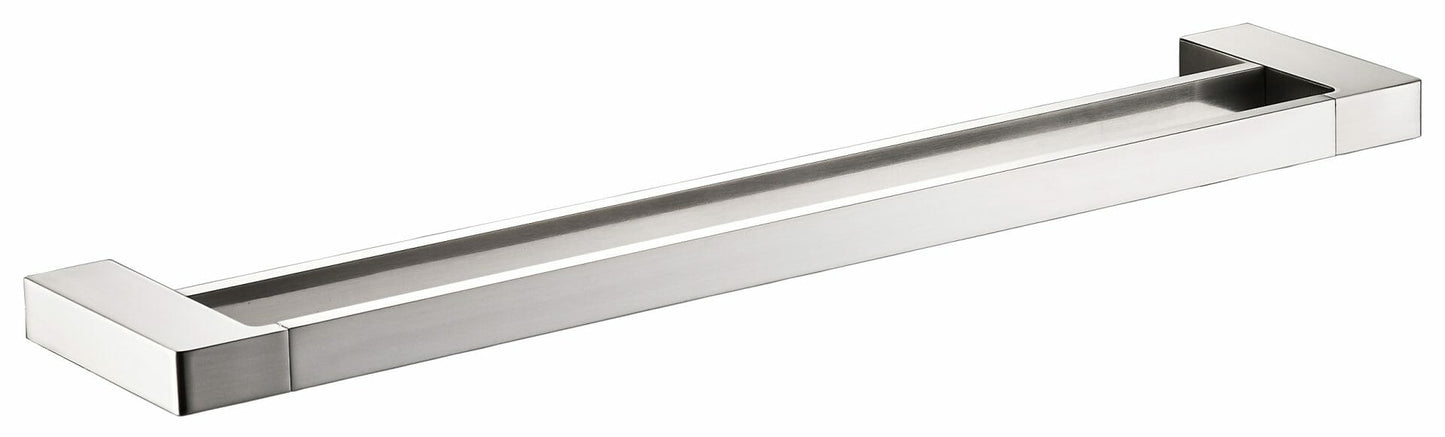 Ceram Double Towel Rail 800 mm - Brushed Nickel