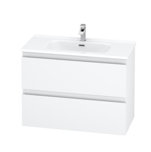 750mm Revive Wall Hung Vanity PVC - Cabinet Only - Matte White