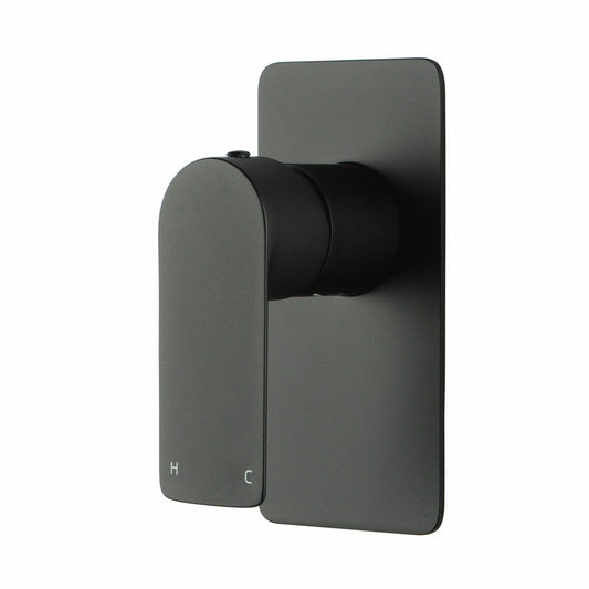 VOG Solid Brass Black Shower/Bath Wall   Mixer
