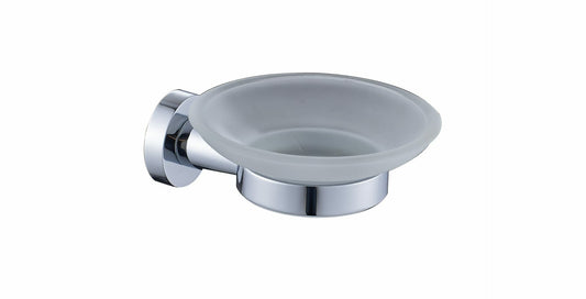 Ruby Round Soap Dish - Chrome