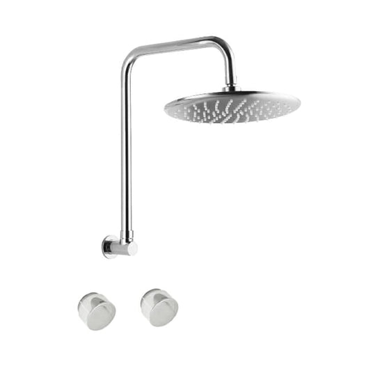Loui Chrome Gooseneck Shower Set