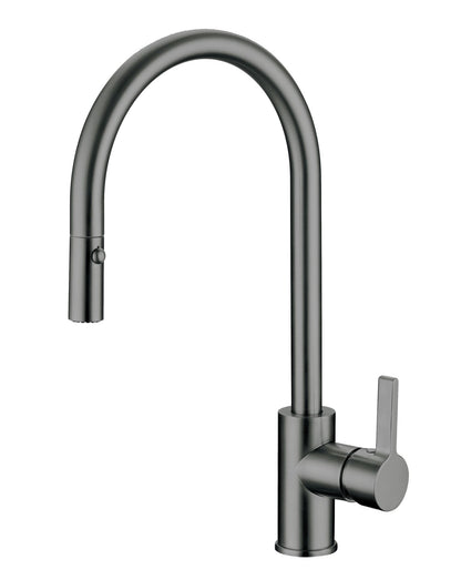 Otus New Pull Out Sink Mixer Gun Metal Lead Free