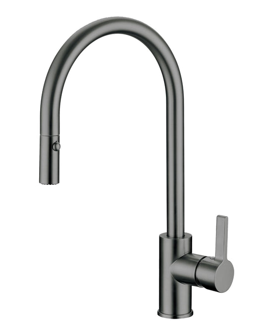 Otus Pull Out Sink Mixer - Gun Metal