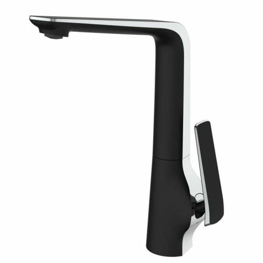 Esperia Matte Black & Chrome Kitchen   Mixer  - Matt Black/Chrome