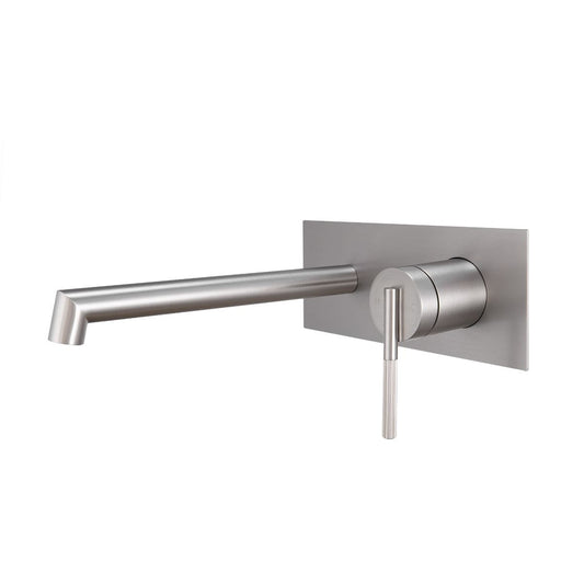 CADDENCE Brushed Nickel Wall Mixer with Spout