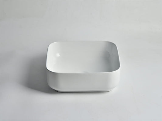 Fine Ceramic Gloss White Above Counter - CLA-423  -  380x380x140mm