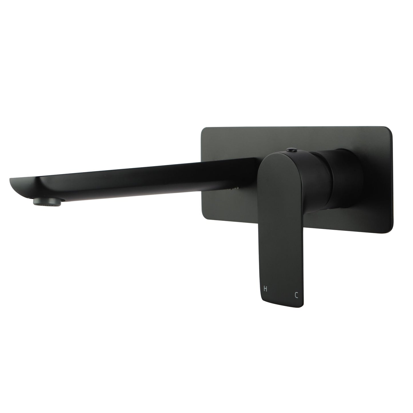 VOG Series Black Wall Mixer With Spout(color up)
