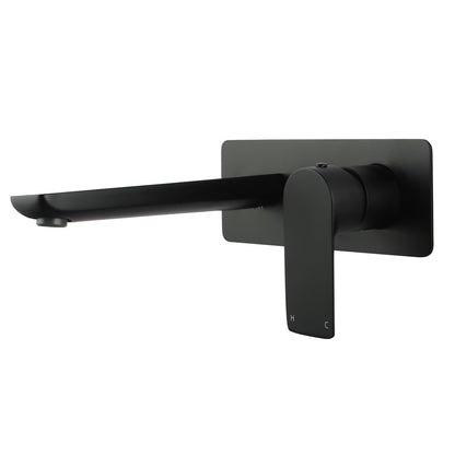 VOG Series Black Wall Mixer With Spout(color up)