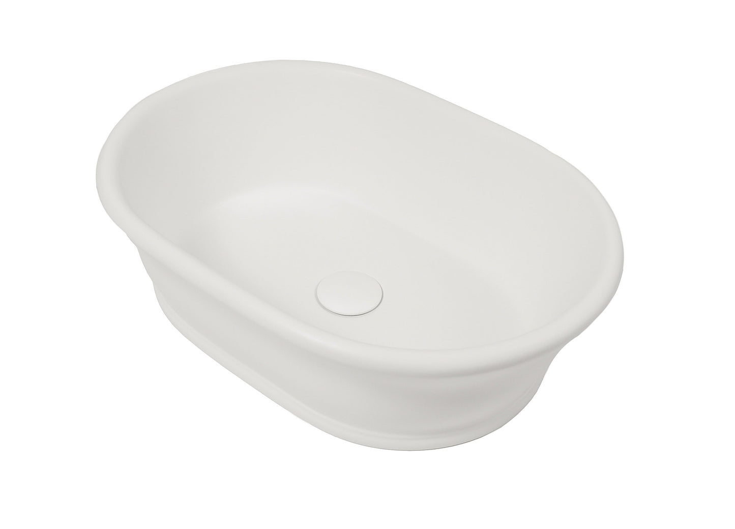Cambridge 54x39 TitanCast Basin - Satin Silk White