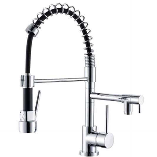 Nero Gamma Pull Out Spray Sink Mixer Chrome