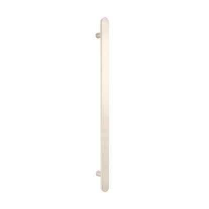 Radiant VERTICAL FLAT BAR TOWEL RAIL 50 X 930MM COOL BRUSHED NICKEL