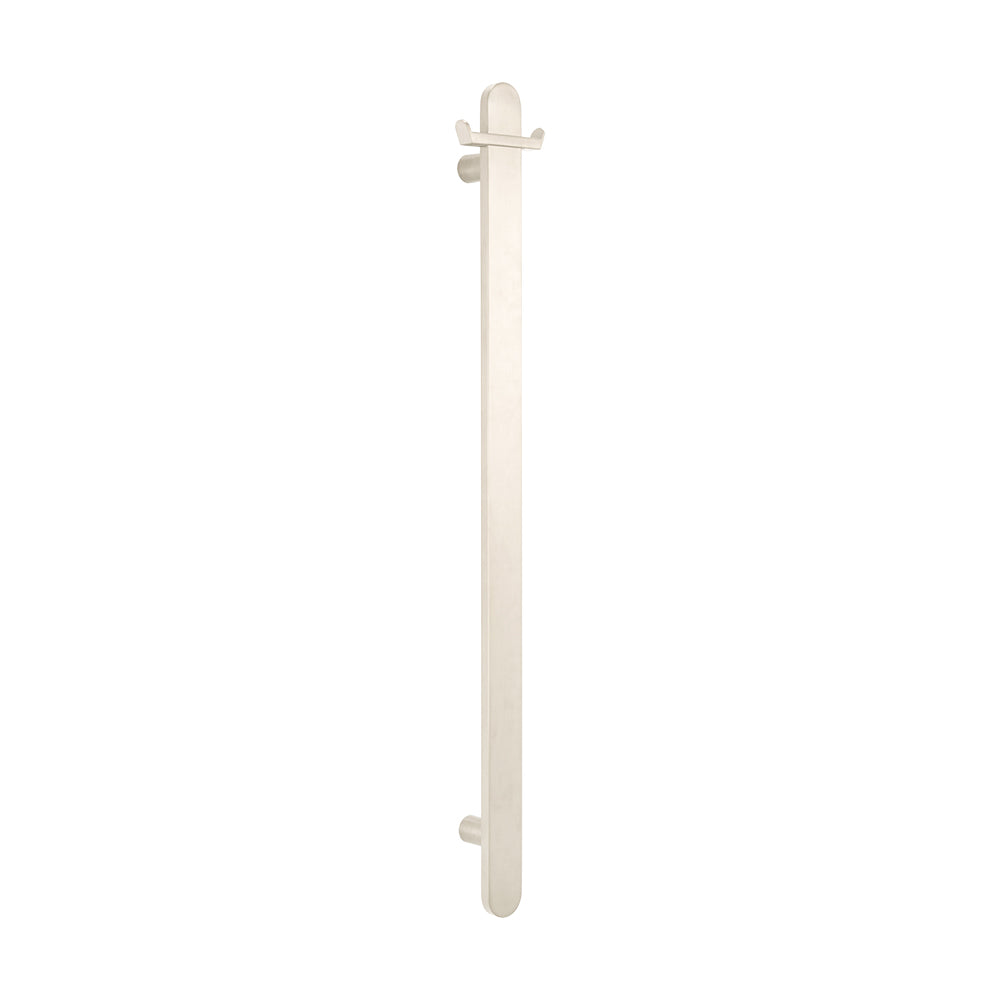 Radiant VERTICAL FLAT BAR HOOK COOL BRUSHED NICKEL