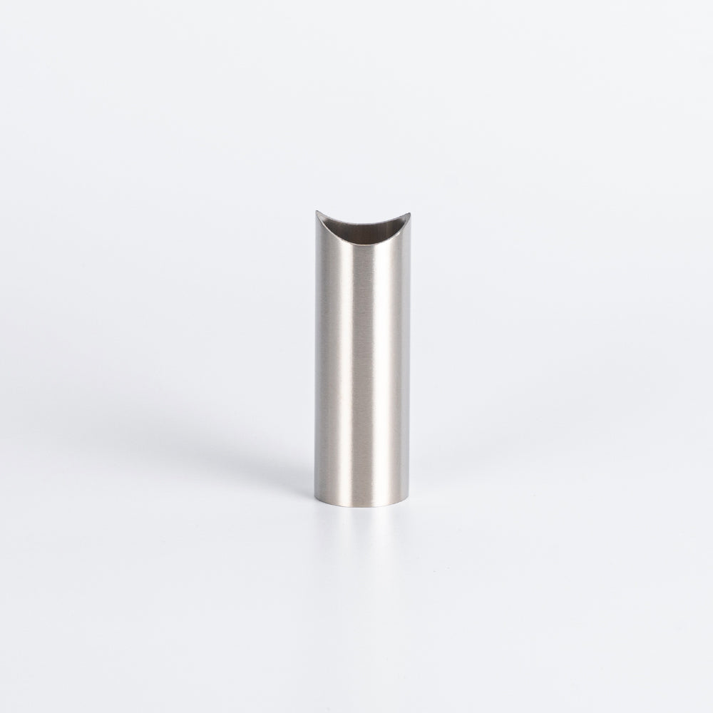 Radiant Cool Brushed Nickel round tube leg 70mm