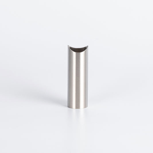 Radiant Cool Brushed Nickel round tube leg 70mm