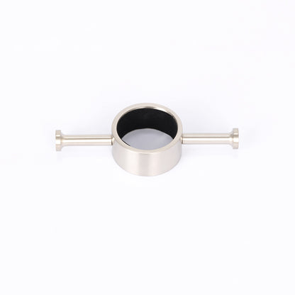 Radiant Vertical Single HEATED Towel Bar 40mm X 950mm Cool Brushed Nickel