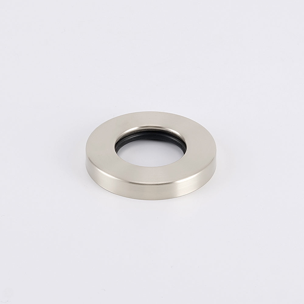 Radiant Cool Brushed Nickel Vertical towel rail (round & flat) Cover Plate