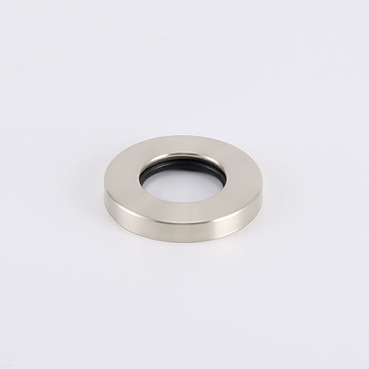 Radiant Cool Brushed Nickel Vertical towel rail (round & flat) Cover Plate