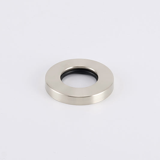 Radiant Cool Brushed Nickel Vertical towel rail (round & flat) Cover Plate
