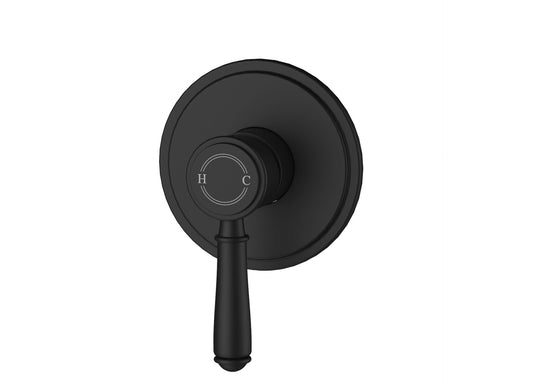 Clasico  Wall  Mixer Trim Kits in Matt Black