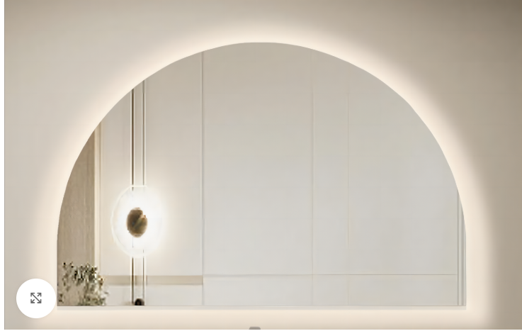 1500mm LED Moonlight Archie Frameless Mirror - 1500(W)x1000(H)