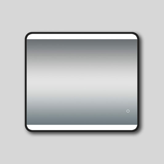 Black Frame LED Mirror - 500x700mm **Discontinued/Clearance Stock No Exchange or Refund