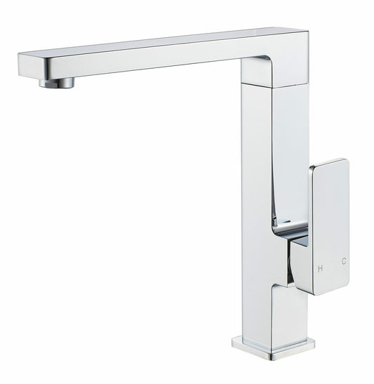 Ceram Sink Mixer - Chrome