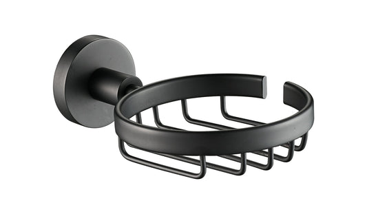 Otus Round Soap Dish - Matt Black