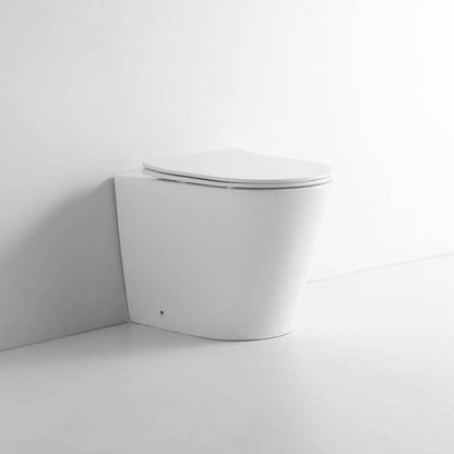 Ceramic Bathroom Rimless Toilet WC Floor Mounted Toilet Seat