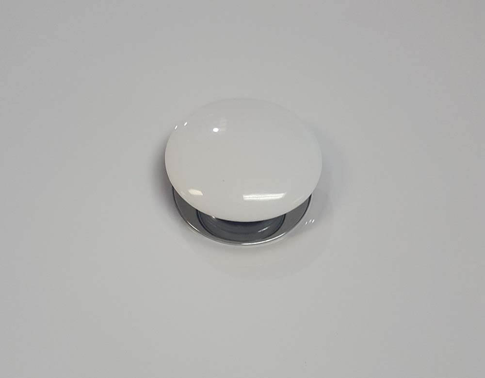 Universal 32/40mm Pop-up Waste - White Ceramic