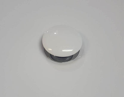 Universal 32/40mm Pop-up Waste - White Ceramic