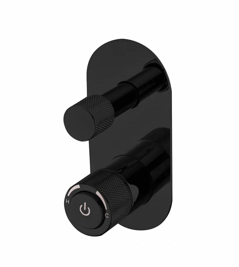 Push Diverter Mixer  - Matt Black