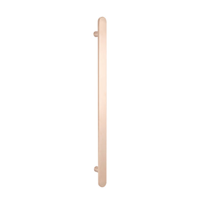 Radiant VERTICAL FLAT BAR TOWEL RAIL 50 X 930MM CHAMPAGNE