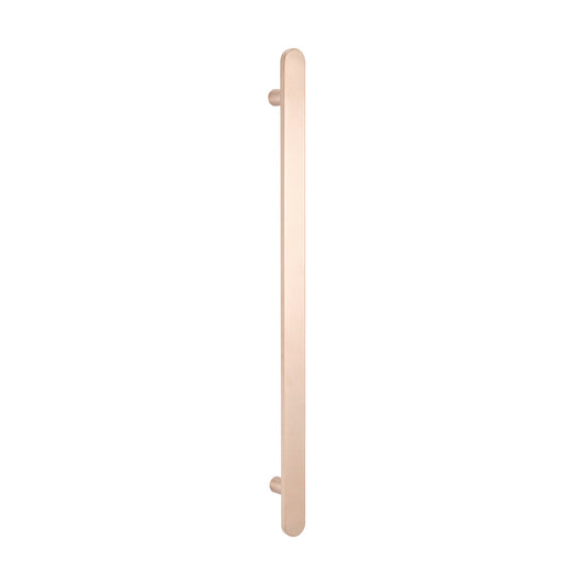 Radiant VERTICAL FLAT BAR TOWEL RAIL 50 X 930MM CHAMPAGNE