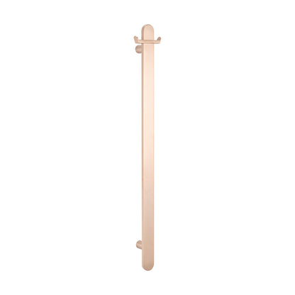 Radiant VERTICAL FLAT BAR TOWEL RAIL 50 X 930MM CHAMPAGNE