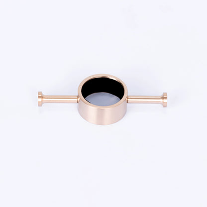 Radiant Champagne Vertical 950mm Round NON-HEATED Single Bar Towel Rail