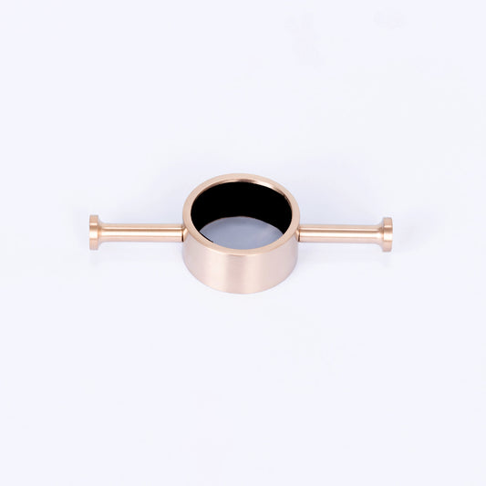 Radiant Champagne Vertical 950mm Round NON-HEATED Single Bar Towel Rail