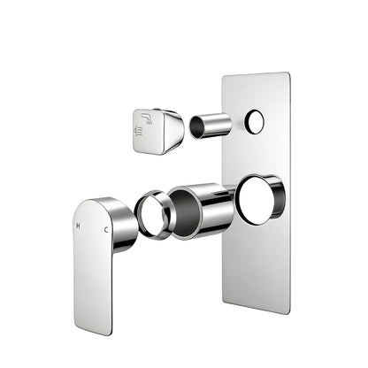 VOG Series Chrome Wall Mixer with Diverter(color up)