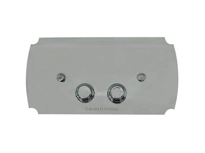 Claremont Chrome Flush Plate