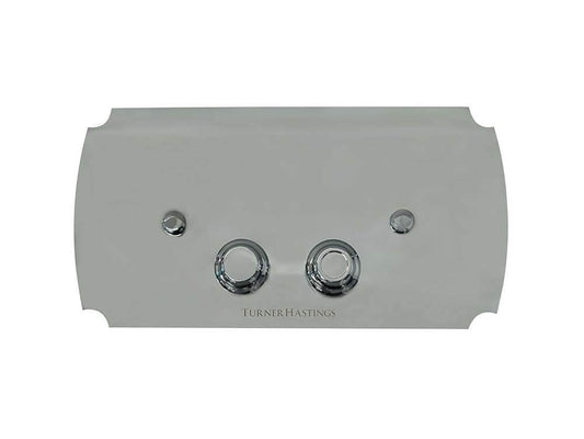 Claremont Chrome Flush Plate