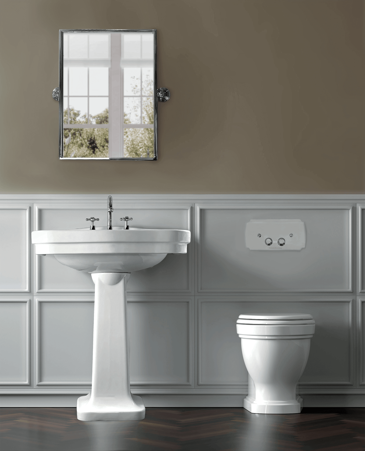 Claremont Chrome Flush Plate