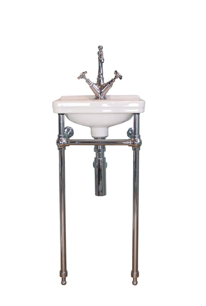 Claremont 38 x 31 Brushed Brass Basin Stand - 3TH