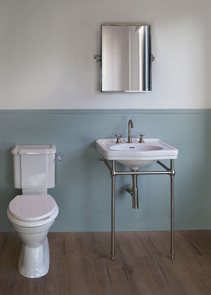 Claremont 58 x 45 Brushed Nickel Basin Stand - 1TH
