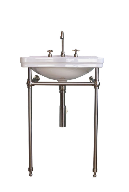 Claremont 58 x 45 Brushed Nickel Basin Stand - 3TH