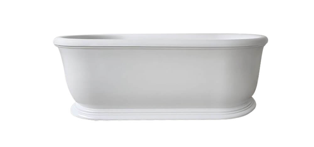 Camden 180 x 85 TitanCast Bath - Satin Silk White