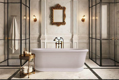 Camden 180 x 85 TitanCast Bath - Satin Silk White