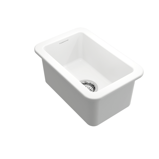 Cuisine 30x46 Inset / Undermount Fireclay Sink - Matte White