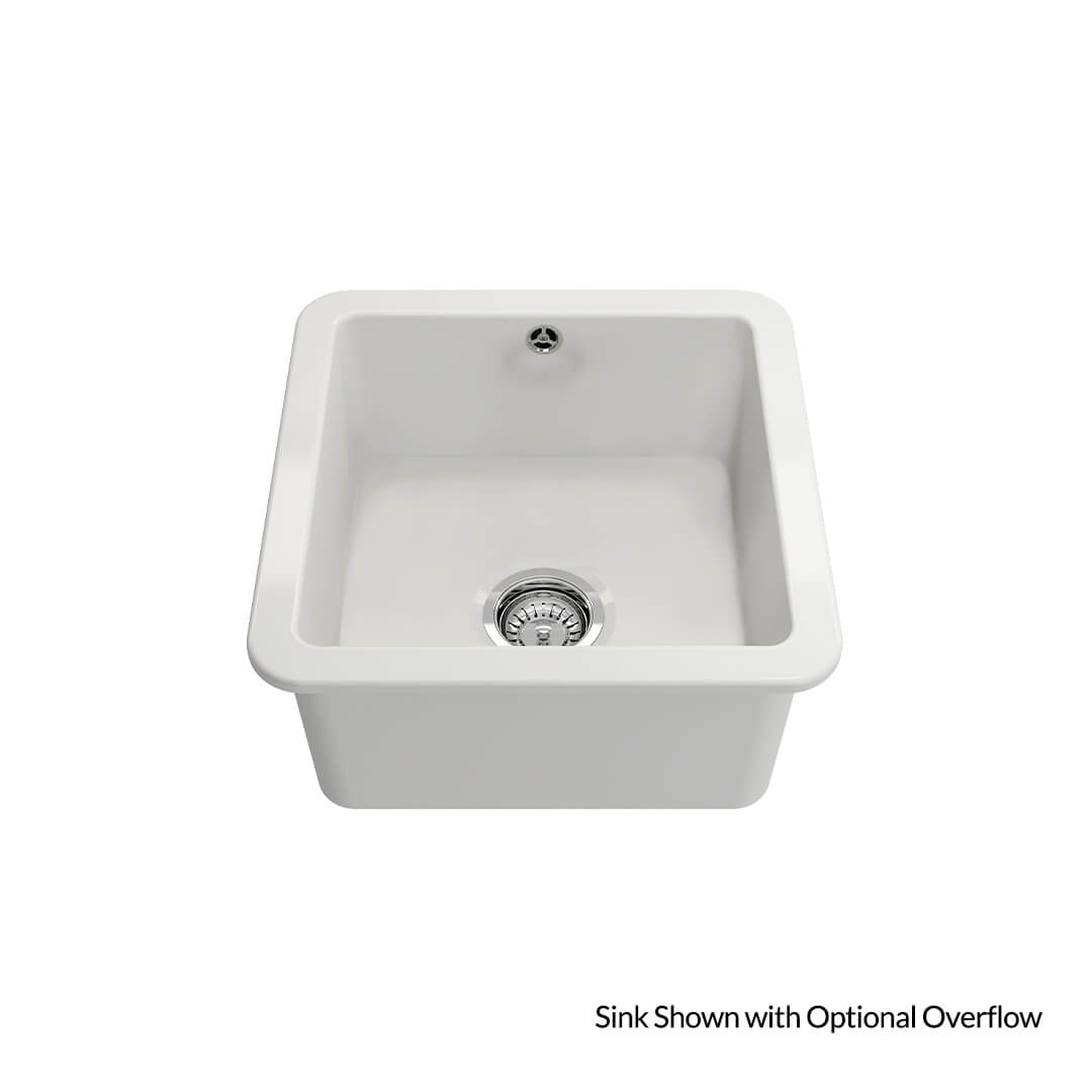 Cuisine 46x46 Inset / Undermount Fireclay Sink