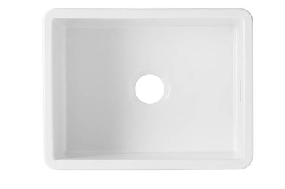 KIT - Cuisine 60x46 Inset / Undermount Fireclay Sink Incl. Waste