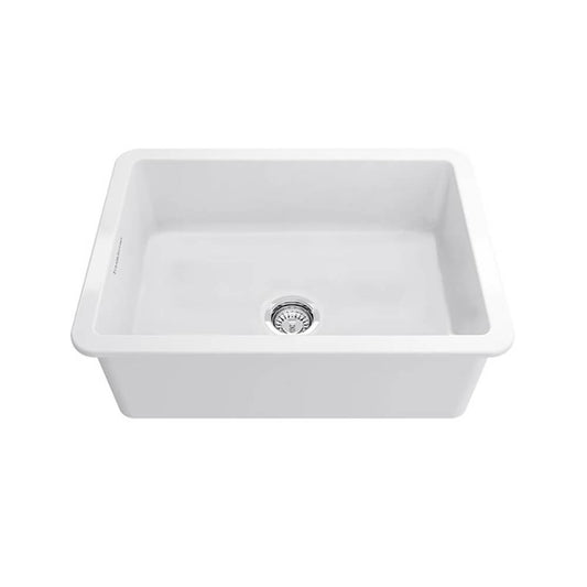 Cuisine 68x48 Inset / Undermount Fireclay Sink with Overflow